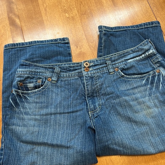 Jeanstar Distressed Crop Jeans size 12 - Picture 3 of 5
